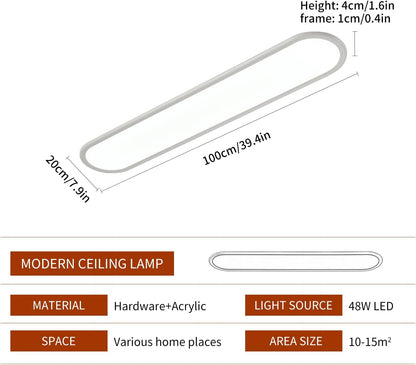 Dimmable LED Ceiling Light 48W White Home & Garden > Lighting > Ceiling Lights