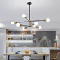 Sputnik Chandelier Modern Industrial 8-Light Black & Gold - Home & Garden > Lighting > Night Lights & Ambient Lighting