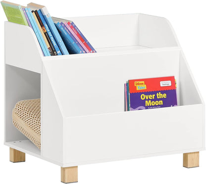 Kids Storage Bookcase 3 Compartments White Baby & Kids > Kid’s Furniture > Kid’s Bookcases & Shelves