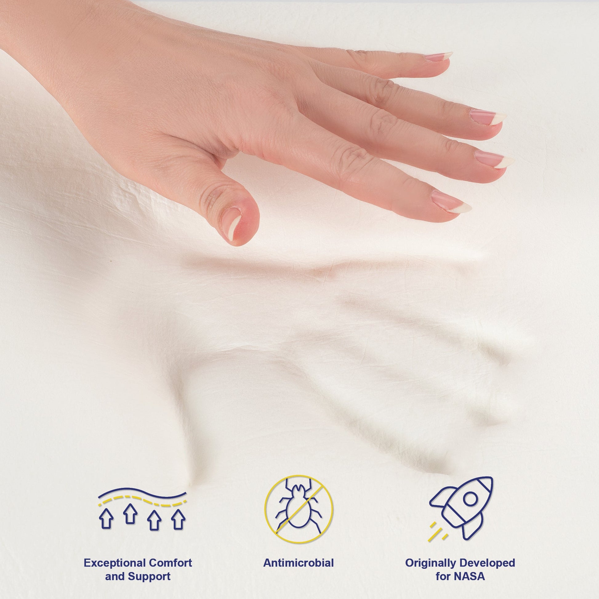 Boutique Queen Mattress 7 zone Pocket Spring Memory Foam - Furniture > Mattresses > Mattress Toppers