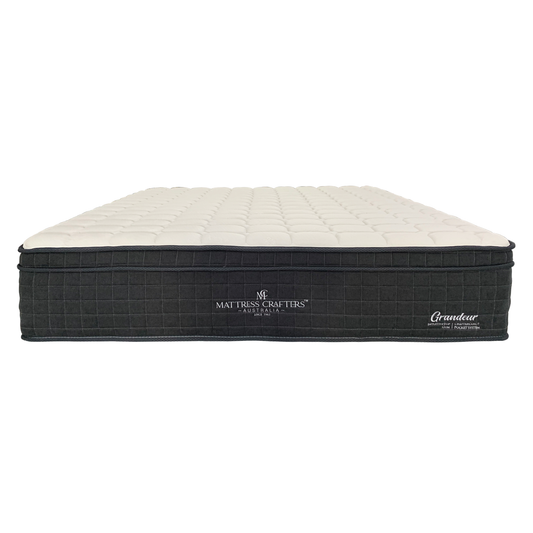 Grandeur King Mattress Latex Foam 7 Zone Pocket Spring - Furniture > Mattresses > Mattress Toppers
