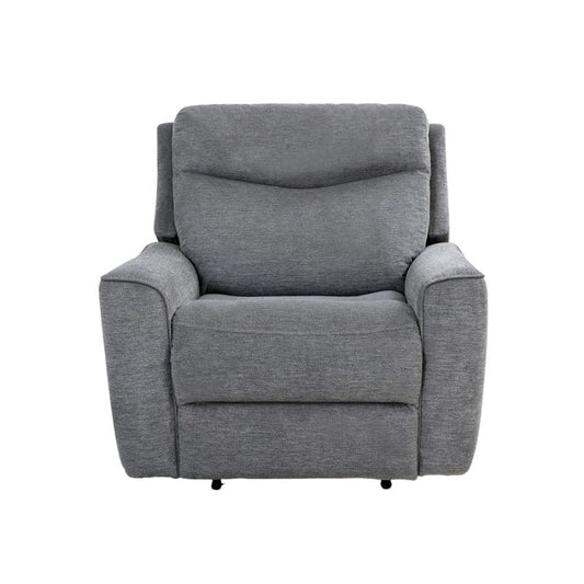 Fabric Motion Recliner Single Chair Cosmic Steel - Furniture > Sofas > Sofas & Sofa Beds