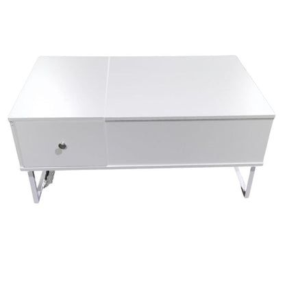 Lift Up White Coffee Table With Storage - Furniture > Living Room > Coffee Tables