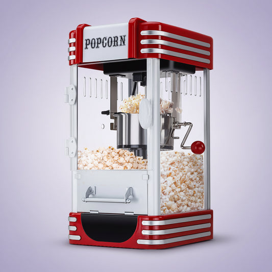 EuroChef Popcorn Machine - Popper Popping Classic Cooker Microwave