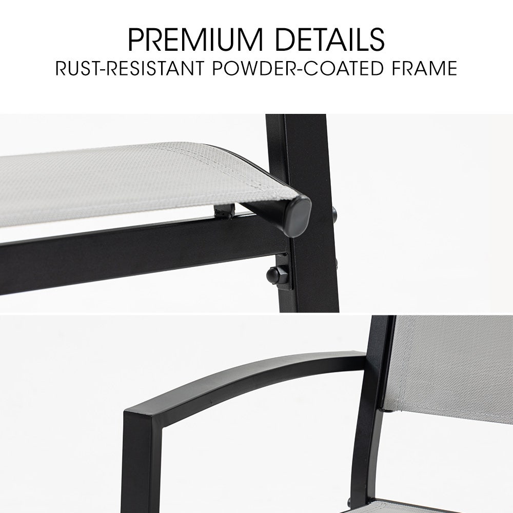 FORTIA 7pc Outdoor Dining Furniture Set Table and Chairs Setting for Outside - Furniture > Outdoor > Outdoor Dining Sets