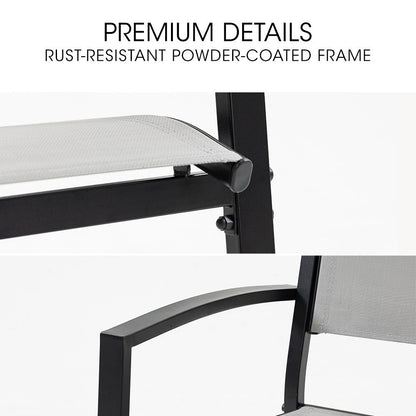 FORTIA 7pc Outdoor Dining Furniture Set Table and Chairs Setting for Outside - Furniture > Outdoor > Outdoor Dining Sets