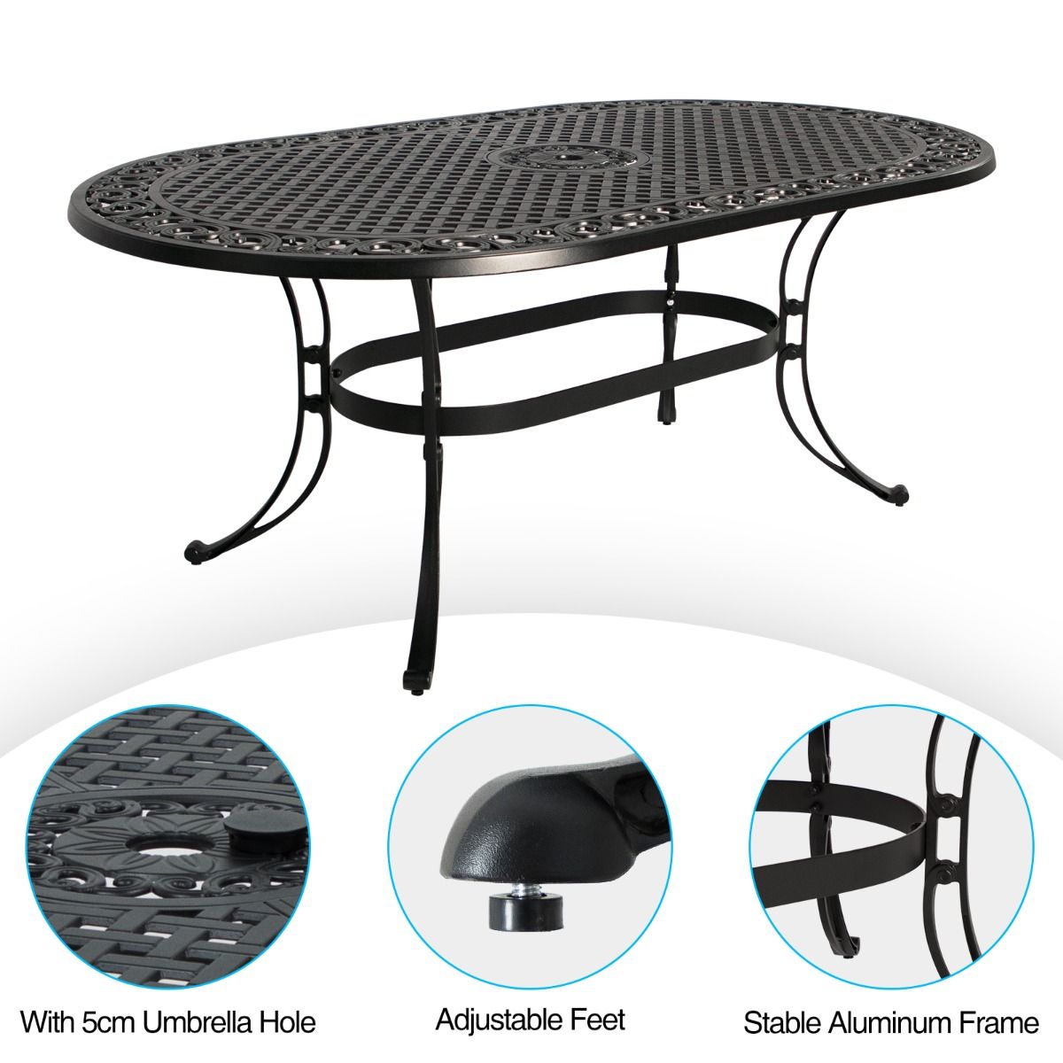 Fiji oval dining table - Furniture > Dining > Dining Tables