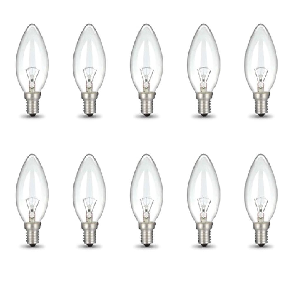 Bulk 10x E14 40W 220V Light Bulbs C35 Candle Globe For Himalayan Salt Lamp Home & Garden > Lighting > Light Bulbs