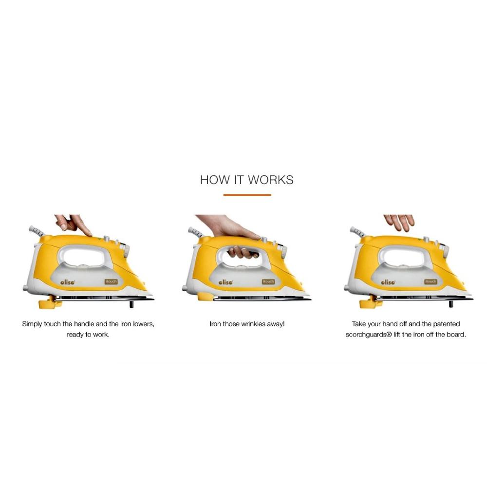 AU Plug Oliso Pro Iron iTouch Smart Technology Clothes Steamer Quilting TG1100 - Appliances > Washers Dryers & Irons >