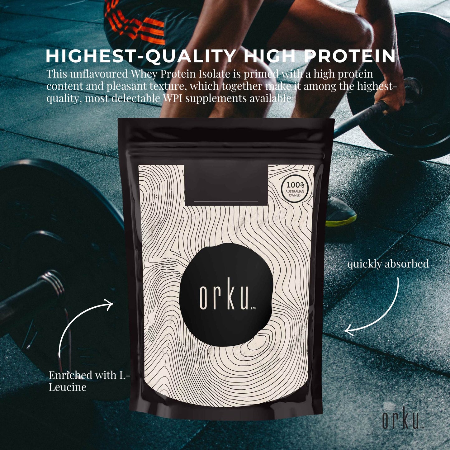 1Kg Native Unflavoured Whey Protein Isolate Powder - Shake WPI Supplement - Health & Beauty > Nutrition & Supplements >