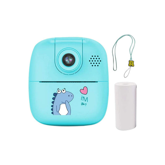 Kids Rechargeable Instant Print Camera Blue - Digital Thermal Photo Video MP3 - Audio & Video > Photography > Camera