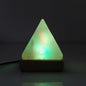 USB Colour Changing Salt Himalayan Lamp - Pyramid Shape Pink Rock LED Light - Home & Garden > Lighting > Table Lamps