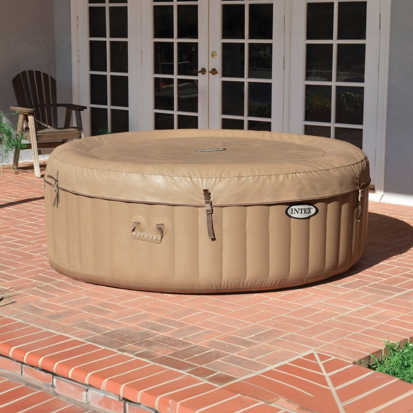 Intex PureSpa Bubble Massage Inflatable Hot Tub - 6-Person - Home & Garden > Pool & Accessories > Pool Toys &