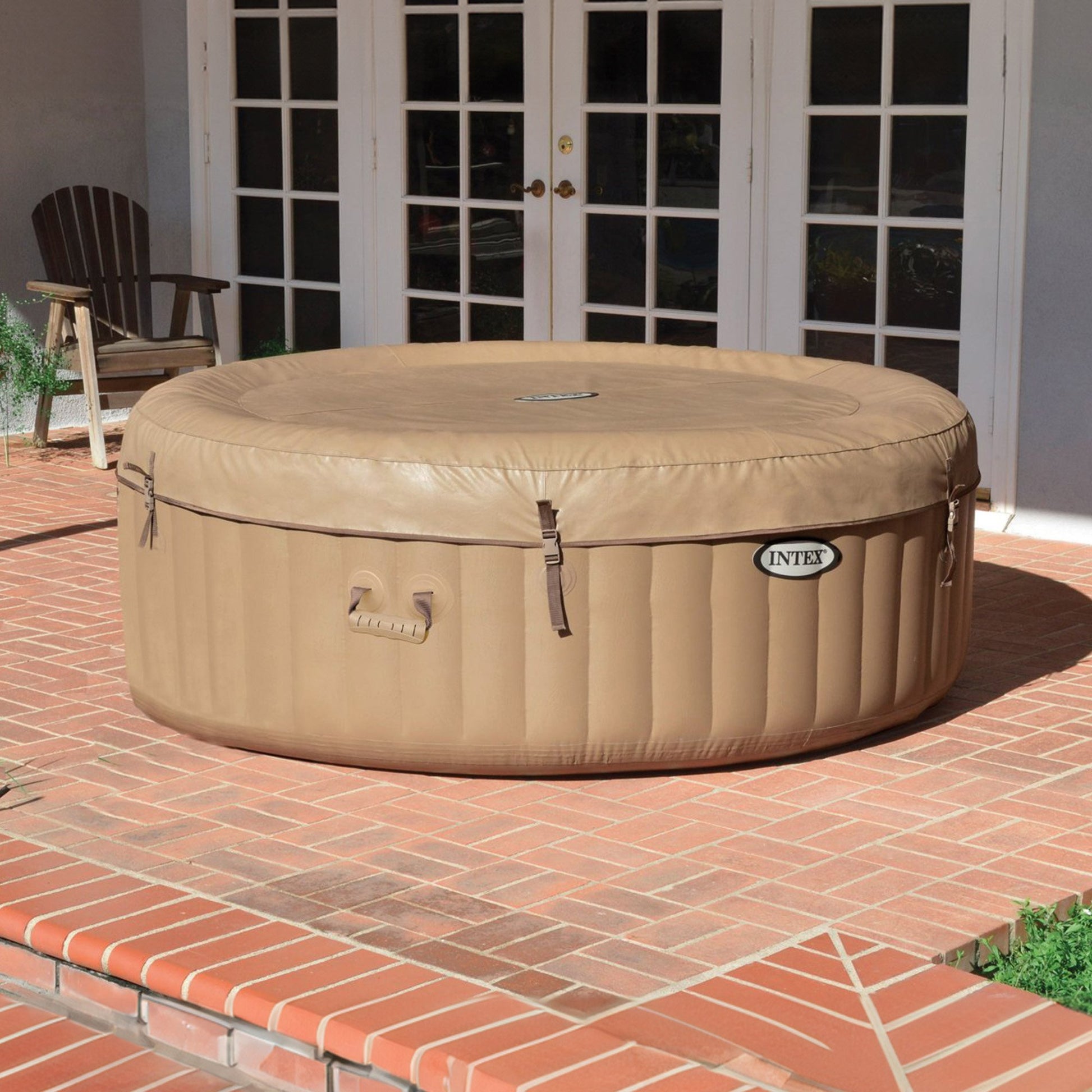 Intex PureSpa Bubble Massage Inflatable Hot Tub - 6-Person - Home & Garden > Pool & Accessories > Pool Toys &