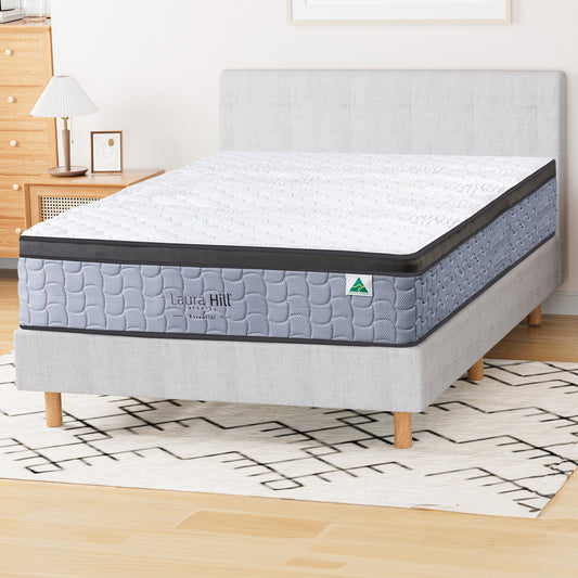 Laura Hill Essential Australian Made Queen Premium Mattress - Furniture > Mattresses > Queen Mattress