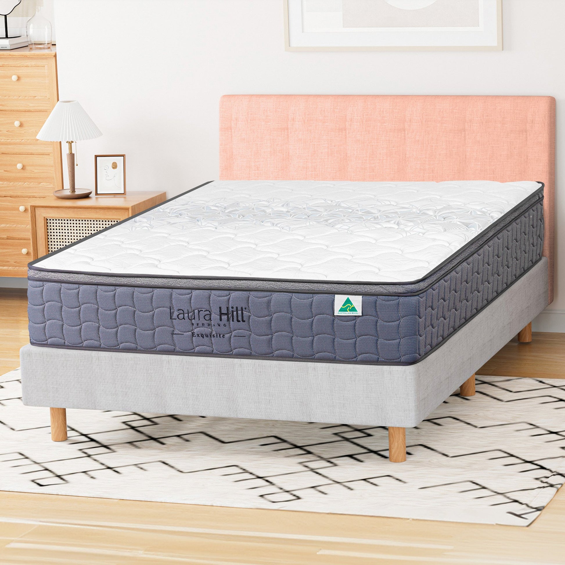 Laura Hill Exquisite Australian Made Queen Premium Mattress - Furniture > Mattresses > Queen Mattress