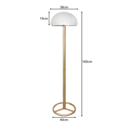 Sarantino Metal Floor Lamp with White Acrylic Shade by Sarantino - Home & Garden > Lighting > Table Lamps