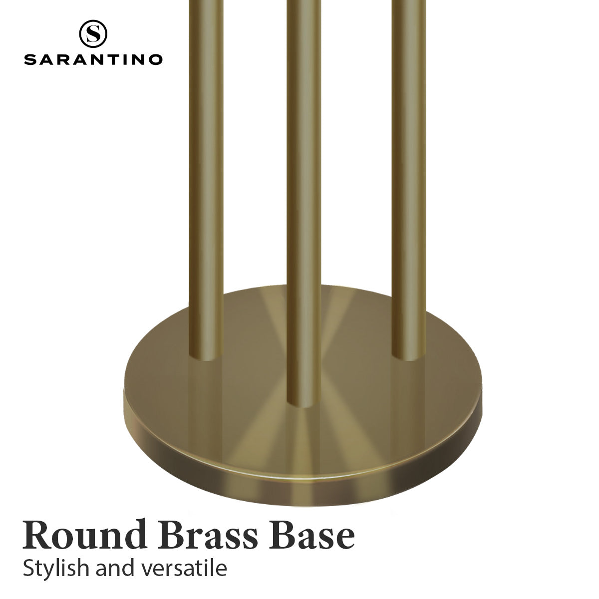 Sarantino Three Metal Shade Floor Lamp Home & Garden > Lighting > Table Lamps