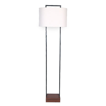 Sarantino Wood Floor Lamp in Cherry Finish Home & Garden > Lighting > Table Lamps