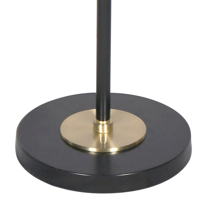 Sarantino Adjustable Two Light Lamp Black and Gold Finish - Home & Garden > Lighting > Night Lights & Ambient Lighting