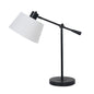 Sarantino Adjustable Metal Table Lamp In Black Home & Garden > Lighting > Table Lamps