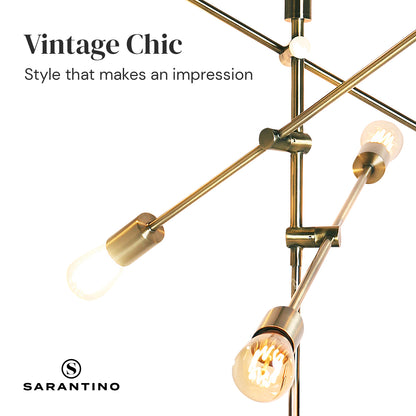 6-Light Metal Sputnik Floor Lamp