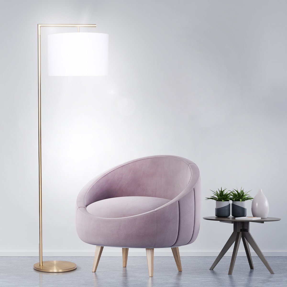90-Degree Modern Arc Floor Lamp - Home & Garden > Lighting > Night Lights & Ambient Lighting