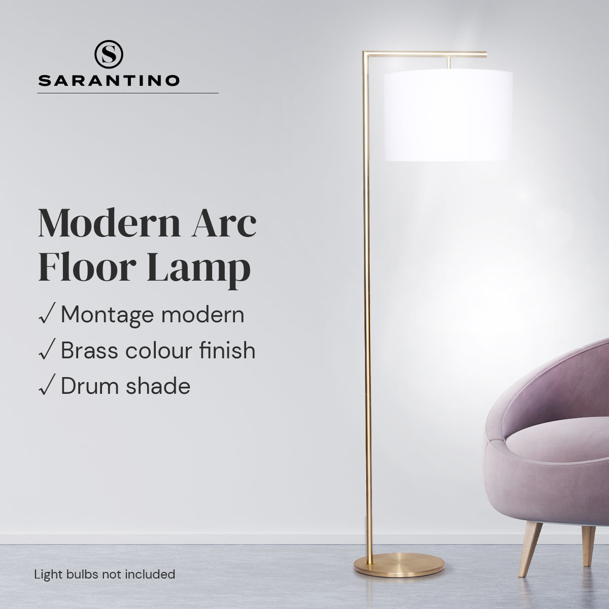 90-Degree Modern Arc Floor Lamp - Home & Garden > Lighting > Night Lights & Ambient Lighting