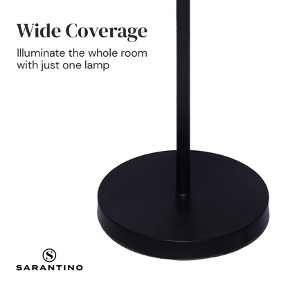 Sarantino Modern Exposed Bulb 4-Arm Industrial Light Floor Lamp - Home & Garden > Lighting > Night Lights & Ambient