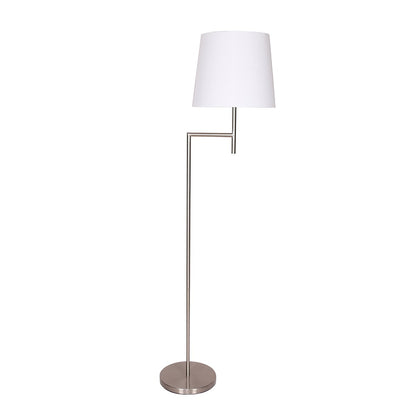 Sarantino Nickel Metal Arc Floor Lamp - Home & Garden > Lighting > Night Lights & Ambient Lighting