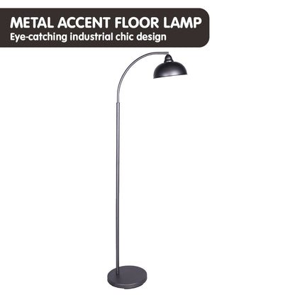 Sarantino Dark Grey Floor Lamp Industrial Chic Adjustable Angle - Home & Garden > Lighting > Night Lights & Ambient