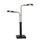 Sarantino LED Metal Table Lamp with 2 Lights Brushed Gold Black Finish Home & Garden > Lighting > Ceiling Lights