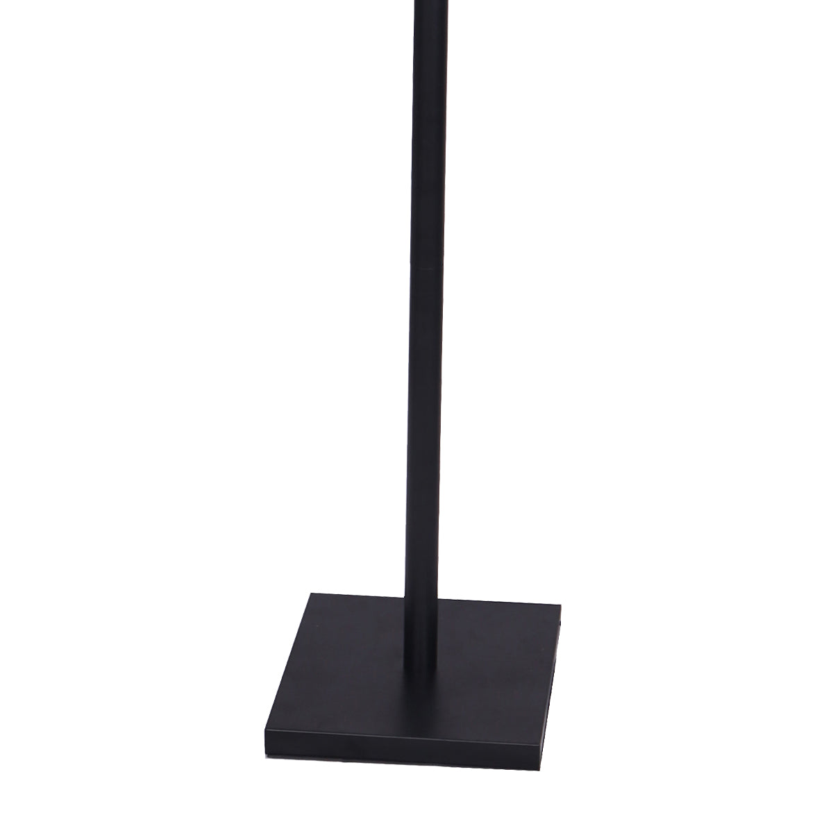 LED Metal Floor Lamp with 2 Lights in Brushed Gold and Black Finish