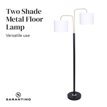 Black/Brass Finish Reading Light  Electric Table Lamp