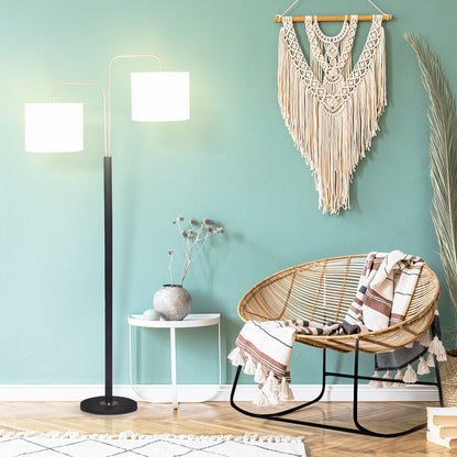 Black/Brass Finish Reading Light  Electric Table Lamp