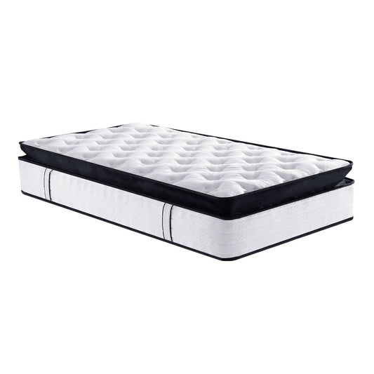 Laura Hill King Mattress Bed Size Euro Top 5 Zone Spring Foam 32cm Bedding Pocket - Furniture > Mattresses > Mattress