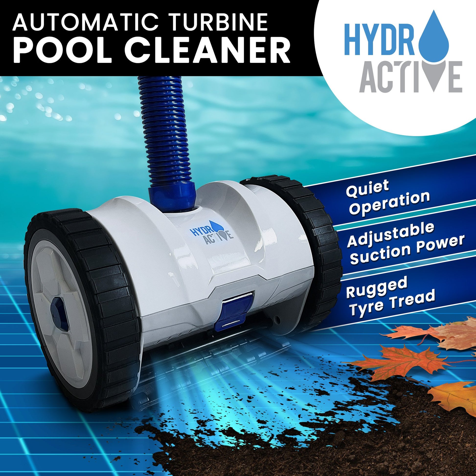 HydroActive Automatic Suction Pool Cleaner for Inground - Home & Garden > Pool & Accessories > Pool Sweeps & Vacuums