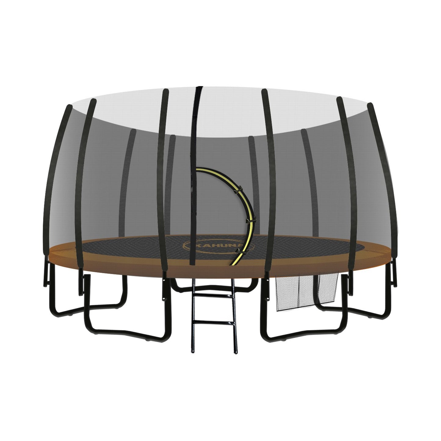 Kahuna Twister 12ft Springless Trampoline Outdoor Mat Pad Net Ladder - Sports & Fitness > Trampolines > Trampolines &