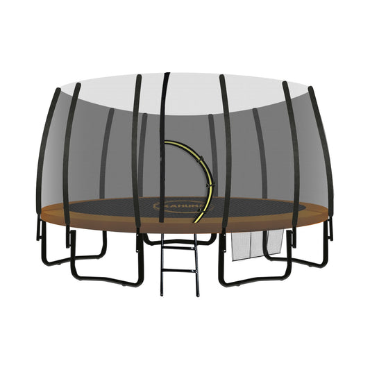 Kahuna Twister 12ft Springless Trampoline Outdoor Mat Pad Net Ladder - Sports & Fitness > Trampolines > Trampolines &
