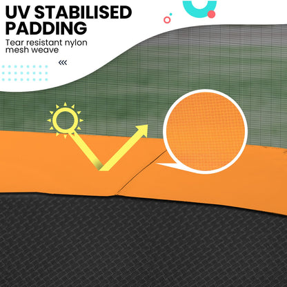 Kahuna Twister 12ft Springless Trampoline Outdoor Mat Pad Net Ladder - Sports & Fitness > Trampolines > Trampolines &