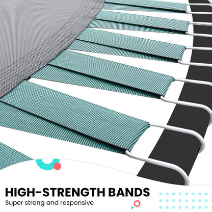 Kahuna Twister 12ft Springless Trampoline Outdoor Mat Pad Net Ladder - Sports & Fitness > Trampolines > Trampolines &