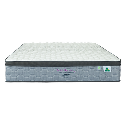 Ariel Vitality Mattress - 5 Zoned Pocket Spring Mattress - Medium/Firm - QUEEN - Furniture > Mattresses > Queen Mattress