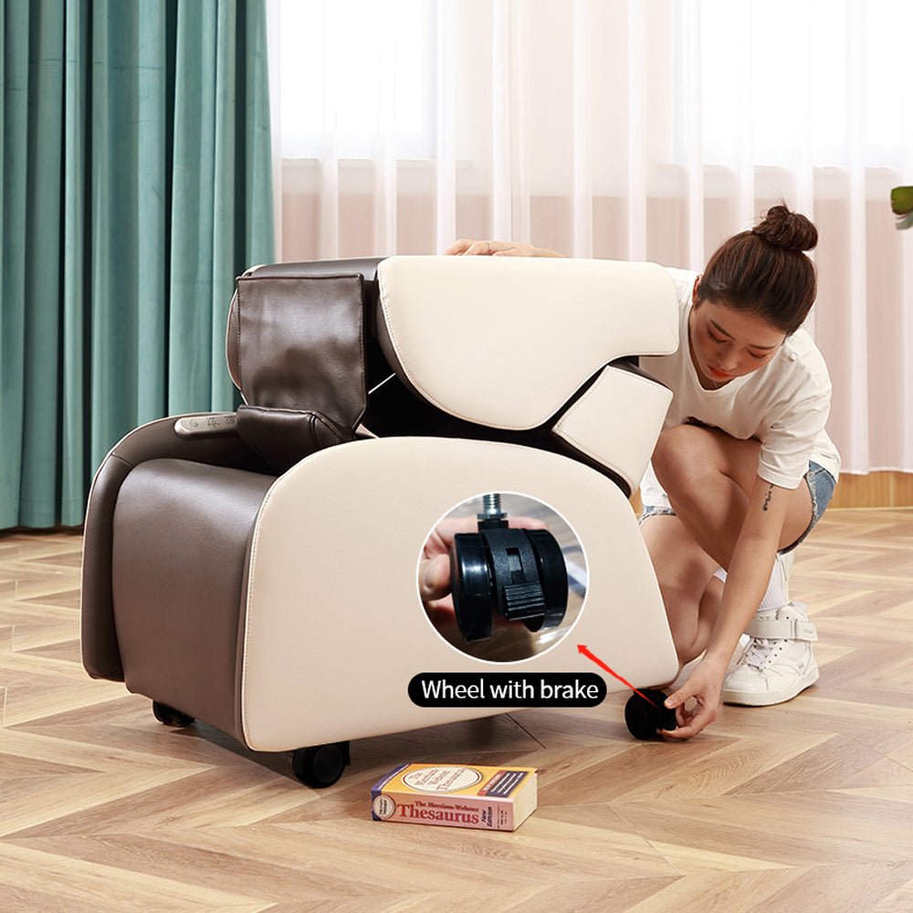 Foldable Electric Massage Chair Zero Gravity Chairs Recliner Full Body Bluetooth Speaker USB Charge Back Neck Furniture