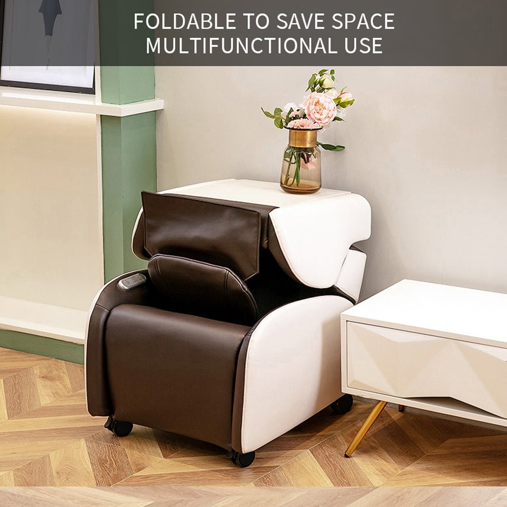 Foldable Electric Massage Chair Zero Gravity Chairs Recliner Full Body Bluetooth Speaker USB Charge Back Neck Furniture
