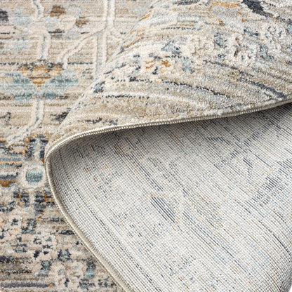 Aubre Contemporary Area Rug - Taupe - 160x160 - Home & Garden > Rugs > Floor Rugs