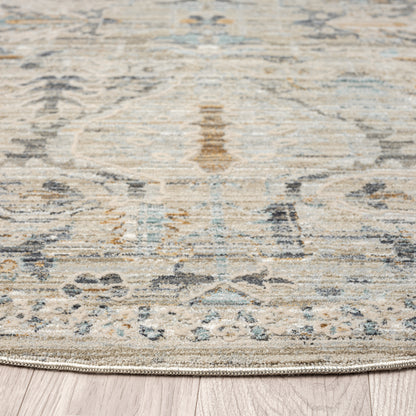 Aubre Contemporary Area Rug - Taupe - 160x160 - Home & Garden > Rugs > Floor Rugs
