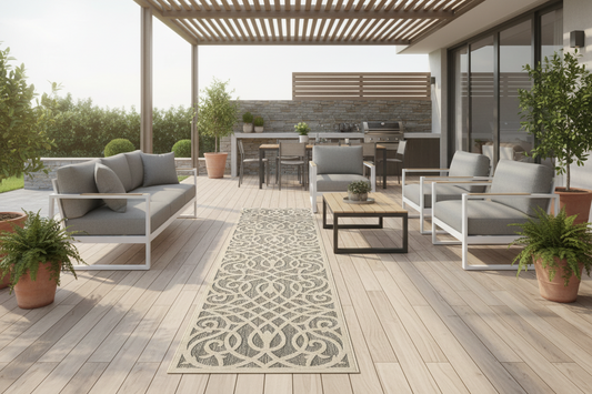 Alpha Outdoor Rug - Grey - 160x230