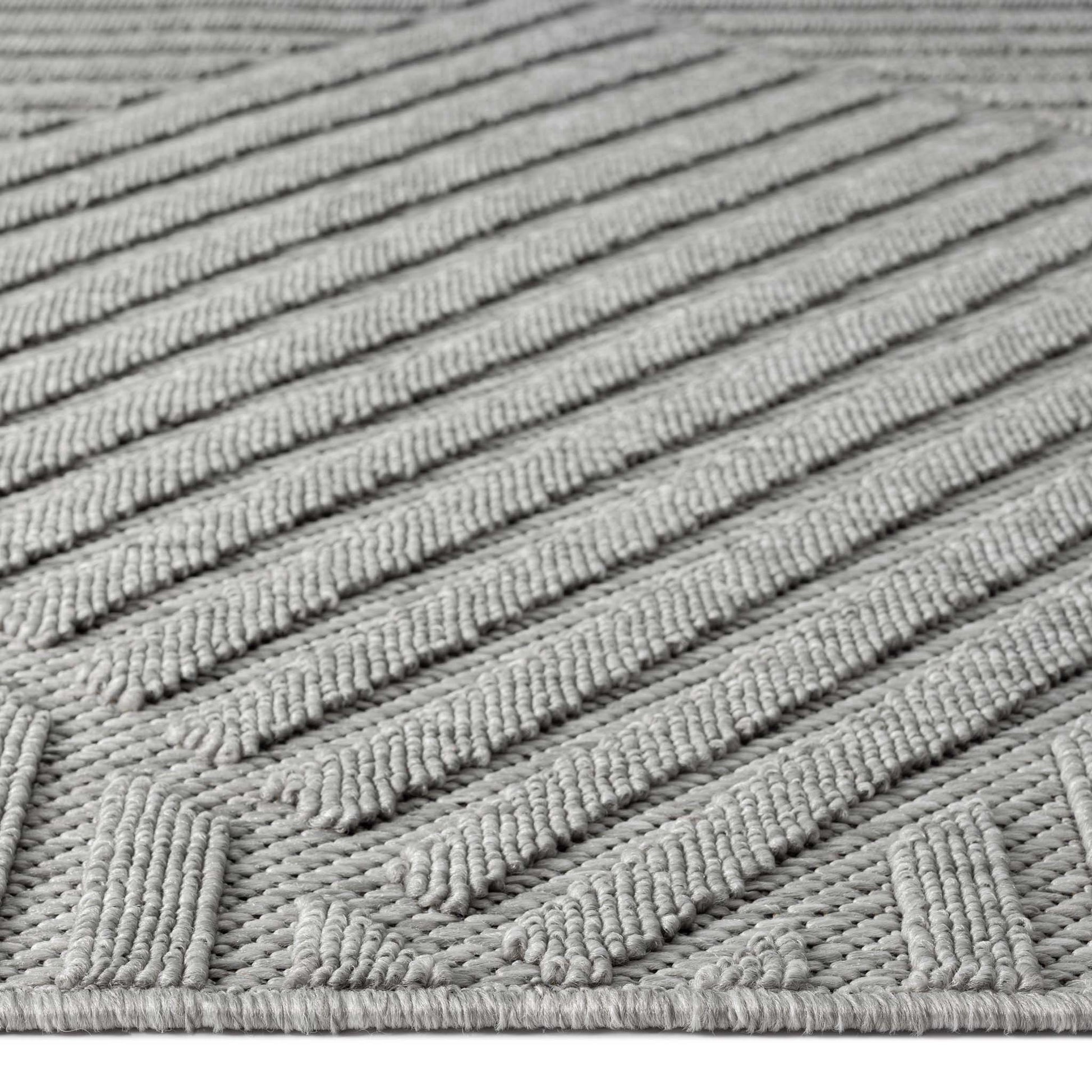 Alpha Outdoor Rug Light Grey 160x230 Home & Garden > Rugs > Floor Rugs