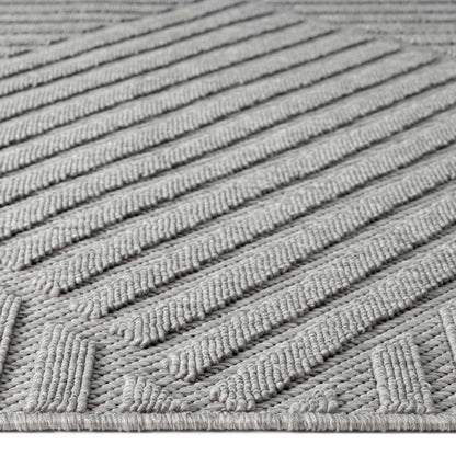 Alpha Outdoor Rug Light Grey 160x230 Home & Garden > Rugs > Floor Rugs