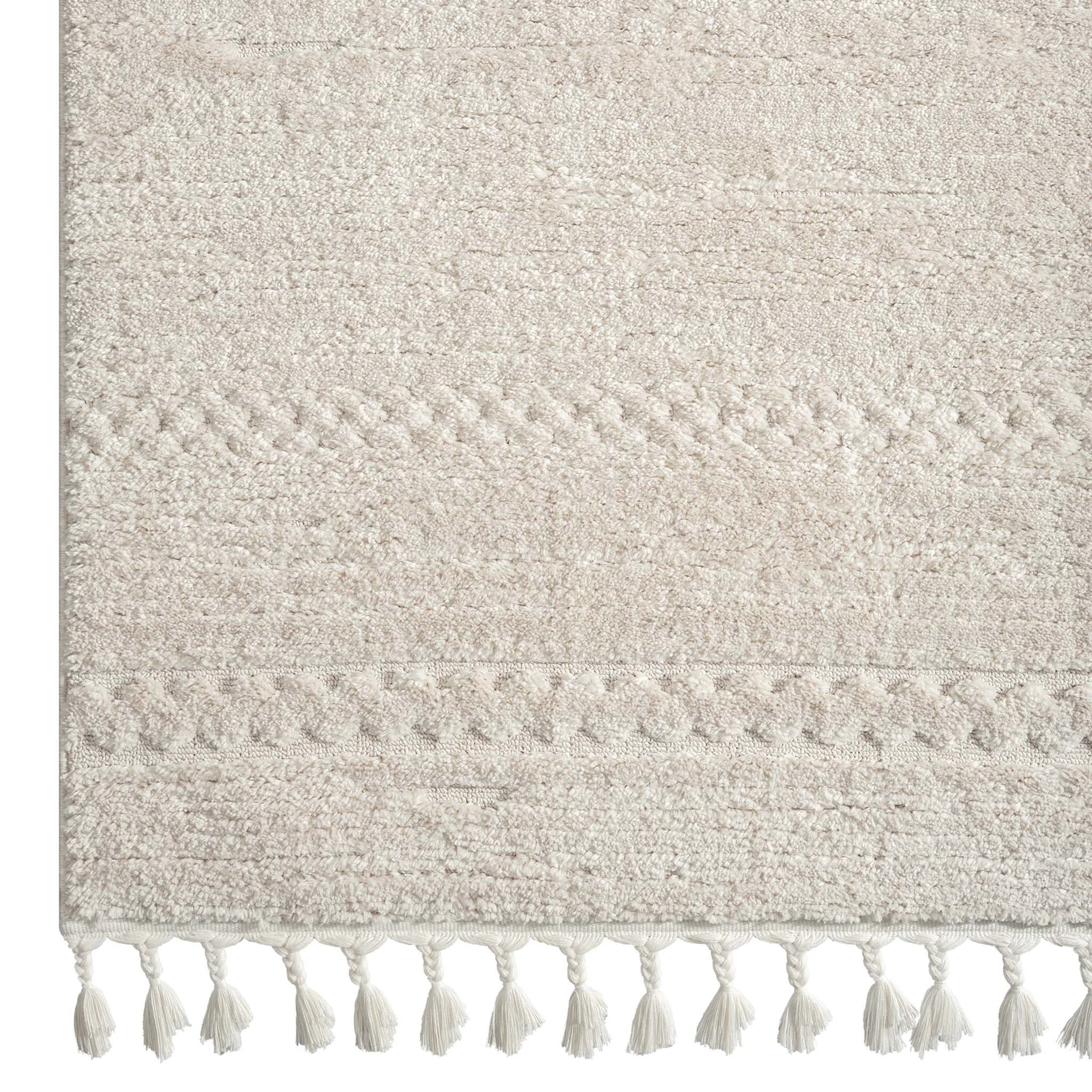 Addie Soft Pile Rug - Ivory - 160x230 - Home & Garden > Rugs > Floor Rugs